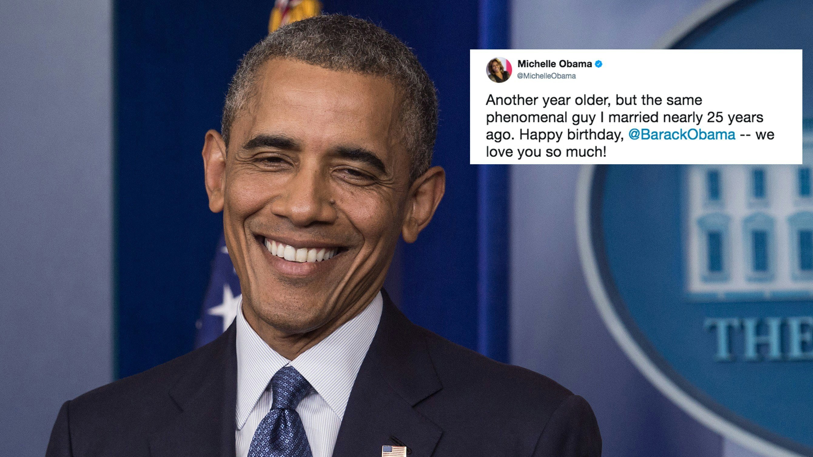 Celebrities Take to Social Media to Wish Barack Obama a Happy Birthday